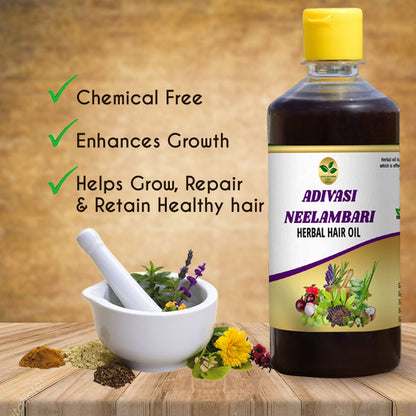 Adivasi Neelambari Herbal Hair Oil
